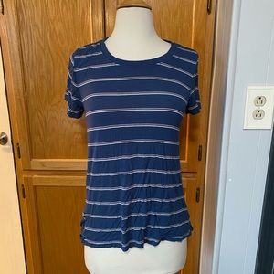 Striped short sleeve tee